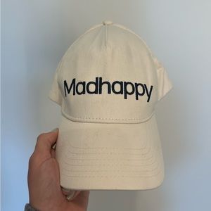 Madhappy, Neutal Hat with Navy Embroidery